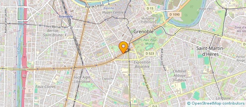 localisation de l'entreprise GROUPE MIRAHI à GRENOBLE