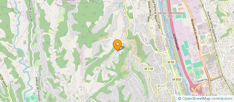 localisation de l'entreprise GROUPE MIRAL  CAGNES-SUR-MER