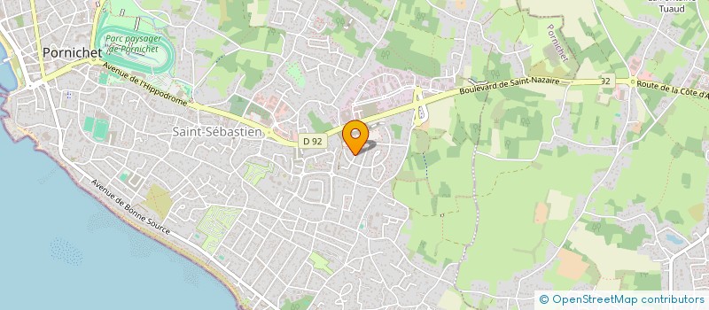 localisation de l'entreprise GROUPE MJ ELEC à PORNICHET