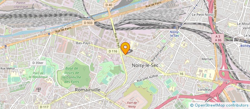 localisation de l'entreprise GROUPE MK à NOISY-LE-SEC