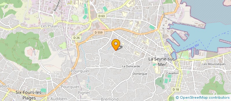 localisation de l'entreprise GROUPE MKB  LA SEYNE SUR MER