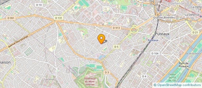 localisation de l'entreprise GROUPE MO'  NANTERRE