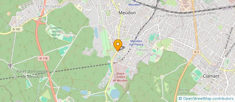 localisation de l'entreprise GROUPE MONAIR à MEUDON