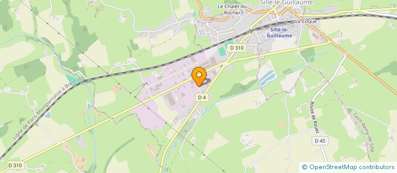 localisation de l'entreprise GROUPE MONTAVILLE  SILLE-LE-GUILLAUME