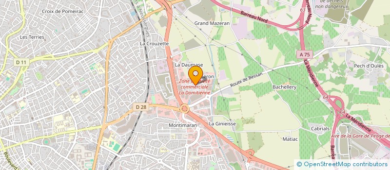 localisation de l'entreprise GROUPE MONTELEONE  BEZIERS
