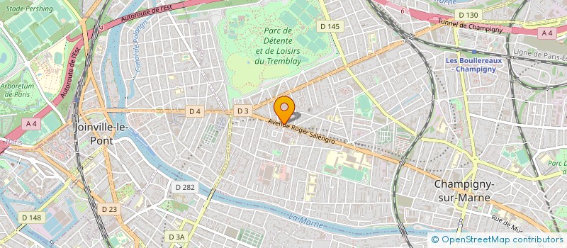 localisation de l'entreprise GROUPE MONTOIS à CHAMPIGNY-SUR-MARNE