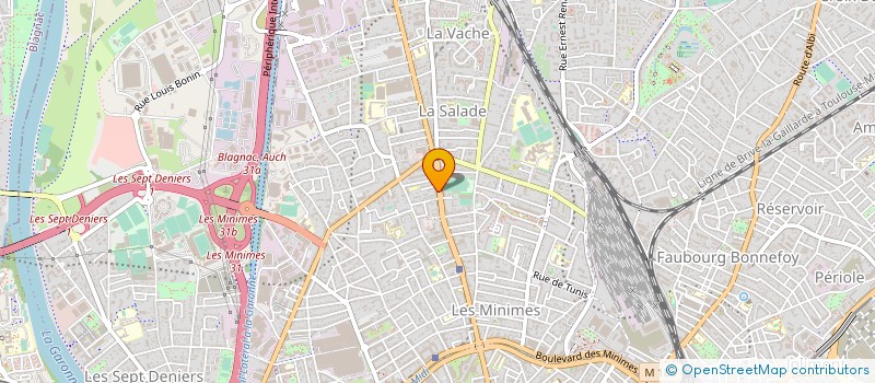 localisation de l'entreprise GROUPE MOYENS DRS ROUX ET PIGNAL à TOULOUSE
