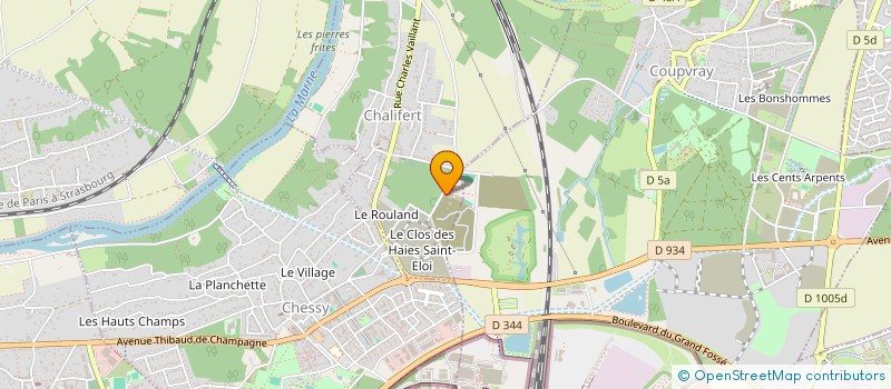 localisation de l'entreprise GROUPE MPA LEASE  CHALIFERT