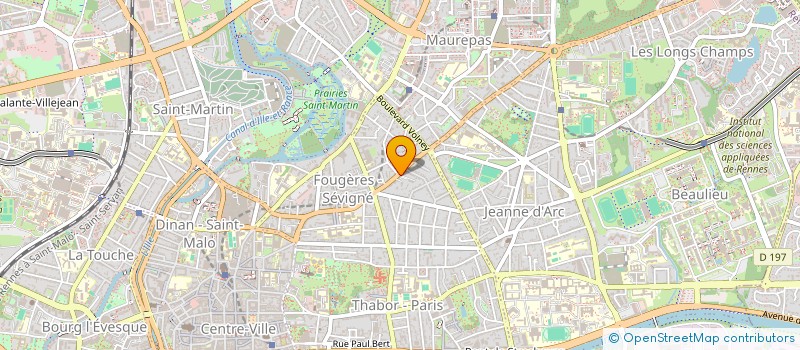 localisation de l'entreprise GROUPE MPE à RENNES