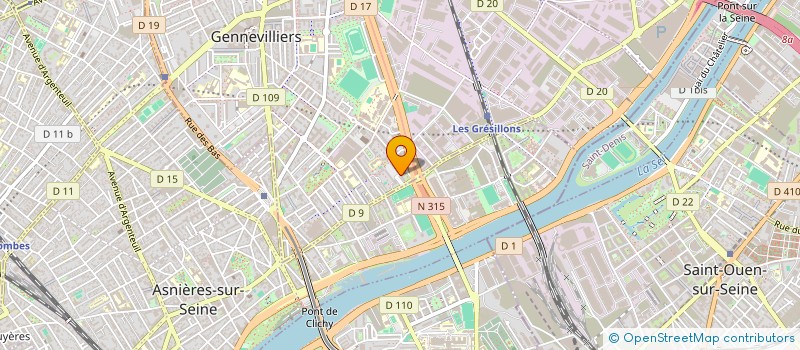 localisation de l'entreprise GROUPE MPKA VERDE à GENNEVILLIERS