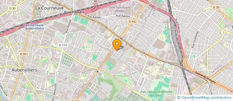 localisation de l'entreprise GROUPE MS à LA COURNEUVE