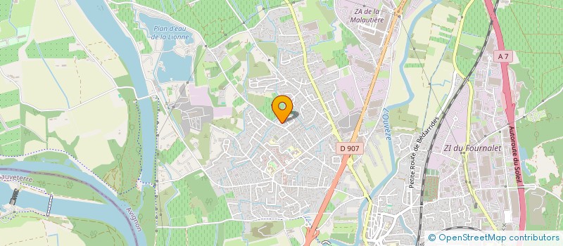 localisation de l'entreprise GROUPE MT SOLAR à SORGUES