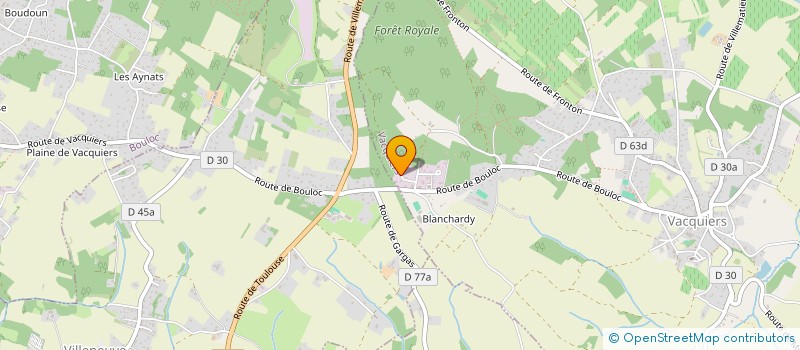 localisation de l'entreprise GROUPE MTPA  VACQUIERS