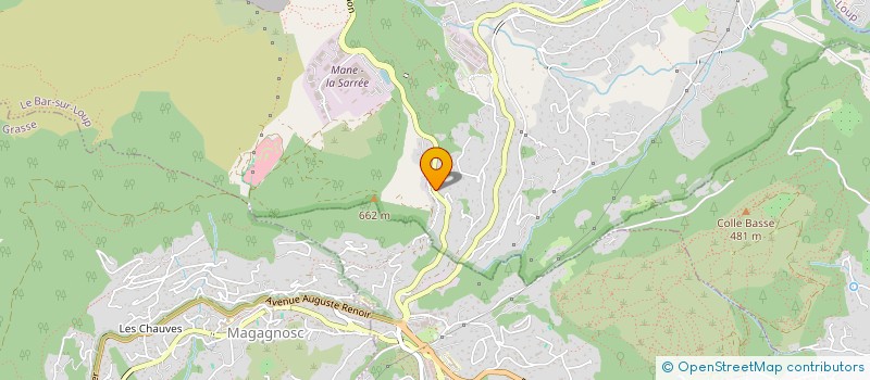 localisation de l'entreprise GROUPE MUL  LE BAR-SUR-LOUP