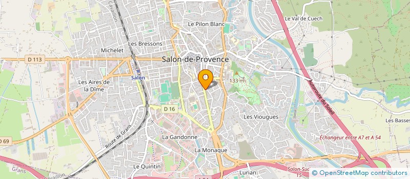 localisation de l'entreprise GROUPE MULTI SERVICES  SALON-DE-PROVENCE