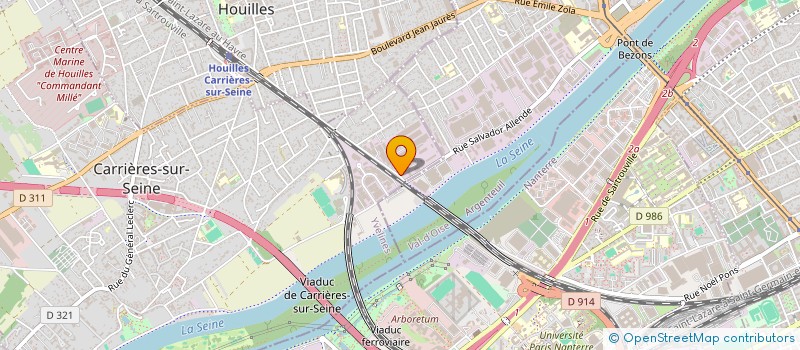 localisation de l'entreprise GROUPE MULTITECHNIQUE SERRE - GMS  CARRIERES-SUR-SEINE