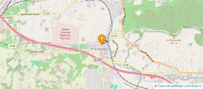 localisation de l'entreprise GROUPE MURELLO CONSTRUCTION 13  LA CRAU