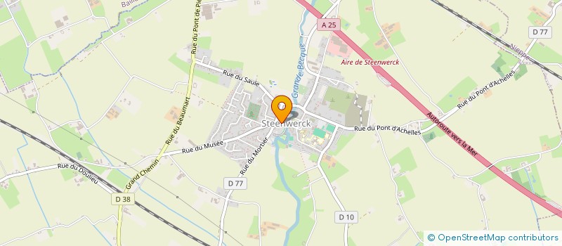 localisation de l'entreprise GROUPE MUSICAL LES CHOUFF'EUD'IN  STEENWERCK