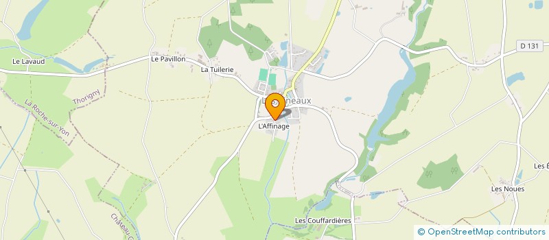 localisation de l'entreprise GROUPE MUSICAL MOTHAIS  LES PINEAUX