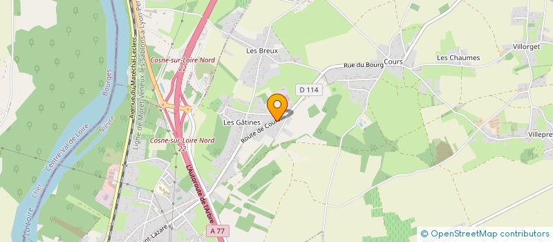localisation de l'entreprise GROUPE MUSICAL ON REMET CA à COSNE-COURS-SUR-LOIRE