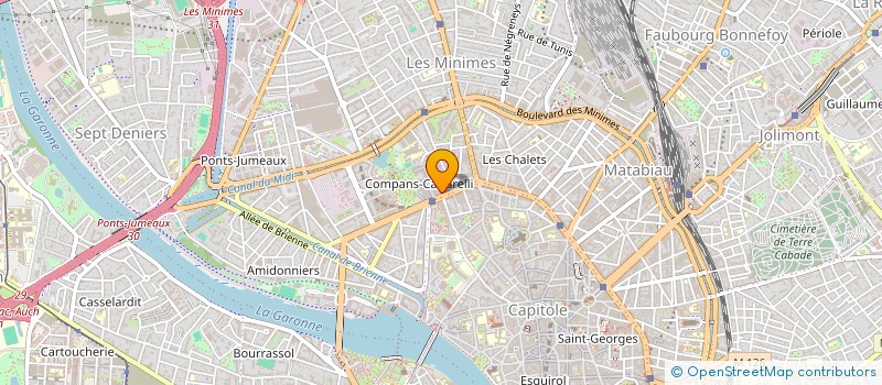 localisation de l'entreprise GROUPE NADEN  TOULOUSE