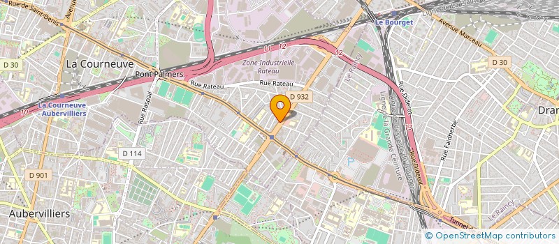 localisation de l'entreprise GROUPE NAGRA à LA COURNEUVE