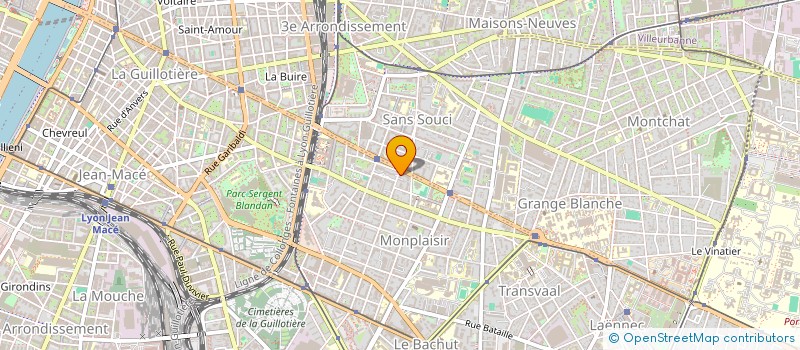 localisation de l'entreprise GROUPE NATIONAL DE L'HABITAT  LYON