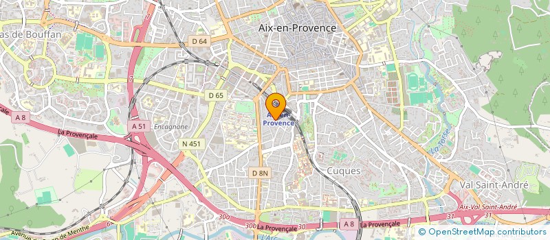 localisation de l'entreprise GROUPE NATIONAL DIRECT DE COMMUNICATION  AIX-EN-PROVENCE