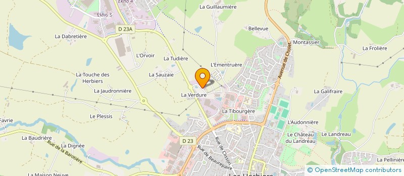 localisation de l'entreprise GROUPE NATYMA à LES HERBIERS