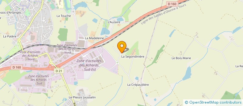 localisation de l'entreprise GROUPE NAULLEAU à LES ACHARDS