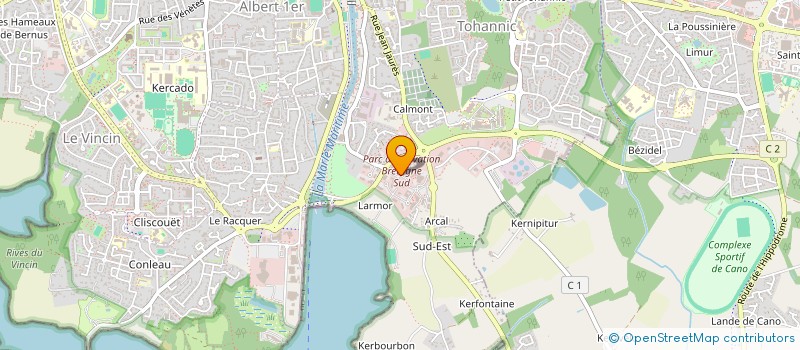 localisation de l'entreprise GROUPE NEO 56 à VANNES