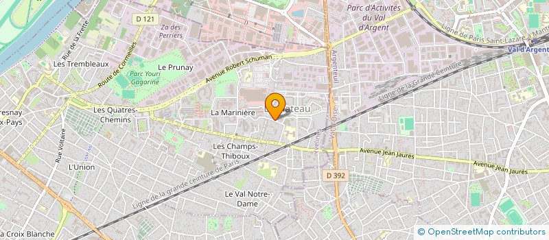 localisation de l'entreprise GROUPE NETETU  SARTROUVILLE