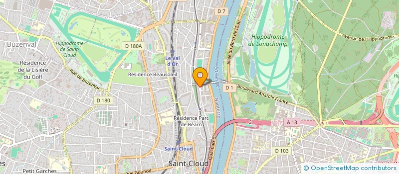 localisation de l'entreprise GROUPE NETW à SAINT-CLOUD
