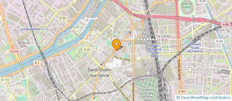 localisation de l'entreprise GROUPE NEUBAUER à SAINT-DENIS