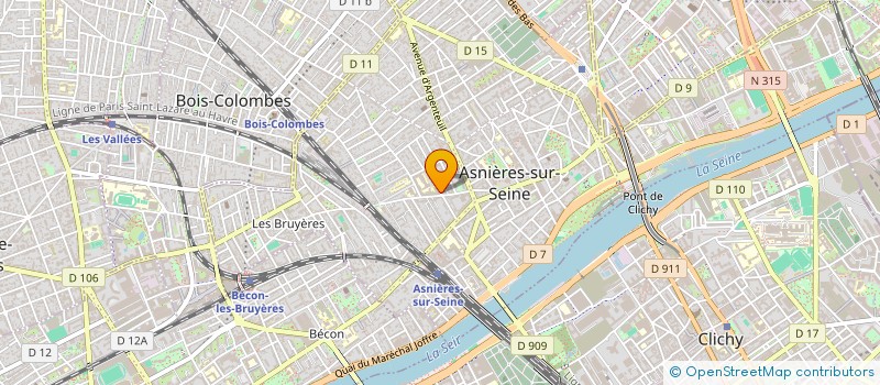 localisation de l'entreprise GROUPE NEUROLAK  ASNIERES-SUR-SEINE