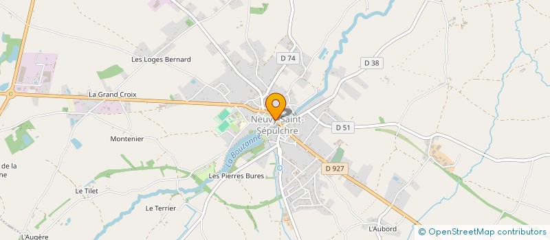localisation de l'entreprise GROUPE NF à NEUVY-SAINT-SEPULCHRE