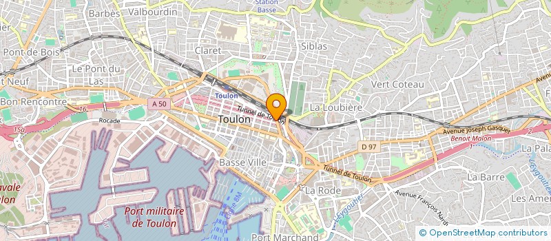 localisation de l'entreprise GROUPE NGC  TOULON