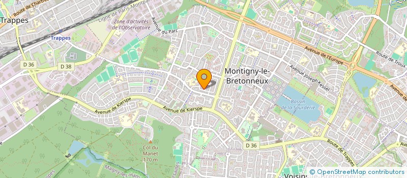 localisation de l'entreprise GROUPE NGUYEN TME  MONTIGNY LE BRETONNEUX