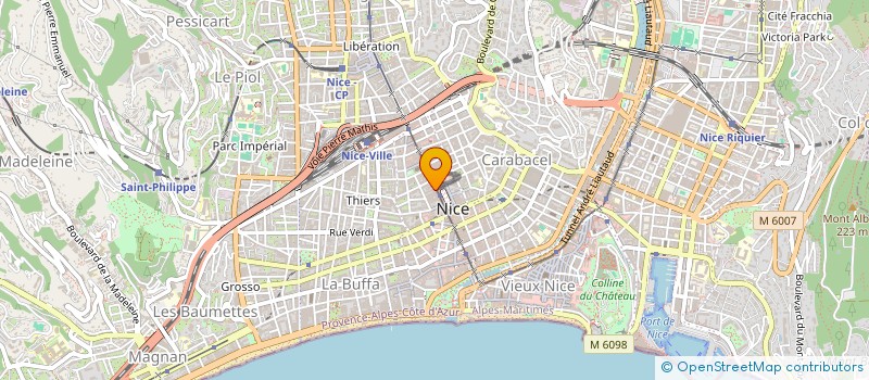 localisation de l'entreprise GROUPE NICE ECHAFAUDAGE à NICE