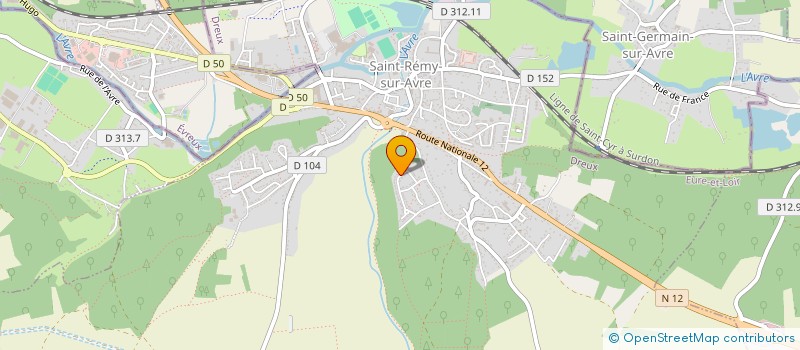 localisation de l'entreprise GROUPE NJ à SAINT-REMY-SUR-AVRE