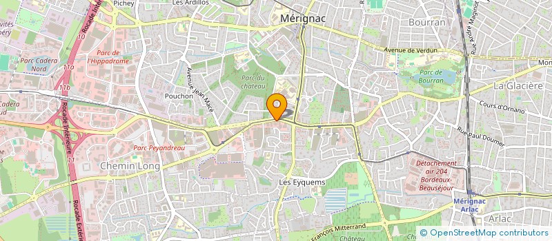 localisation de l'entreprise GROUPE NMP  MERIGNAC