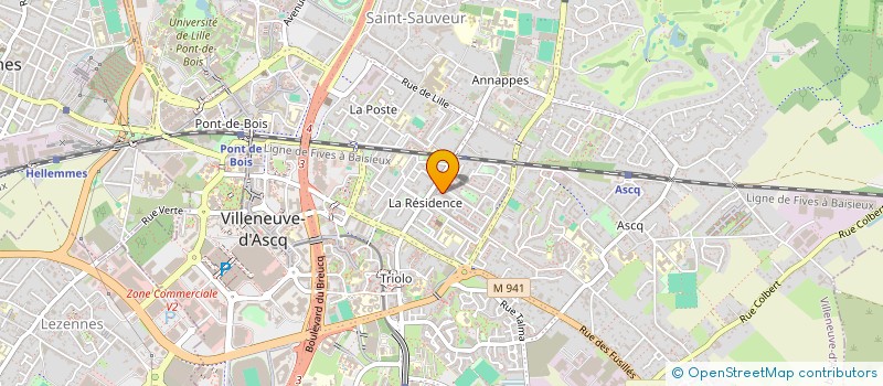 localisation de l'entreprise GROUPE NOCIBE à LILLE