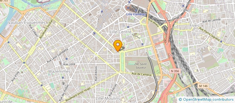 localisation de l'entreprise GROUPE NORD LEGUMES à LILLE