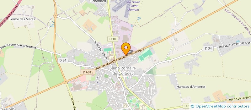 localisation de l'entreprise GROUPE NORMANDIE MAISONS INDIVIDUELLES  SAINT-ROMAIN-DE-COLBOSC