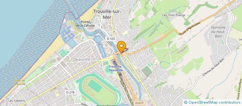 localisation de l'entreprise GROUPE NORMANDY à TROUVILLE-SUR-MER