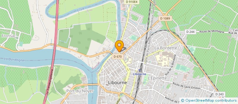 localisation de l'entreprise GROUPE NOTMOS à LIBOURNE