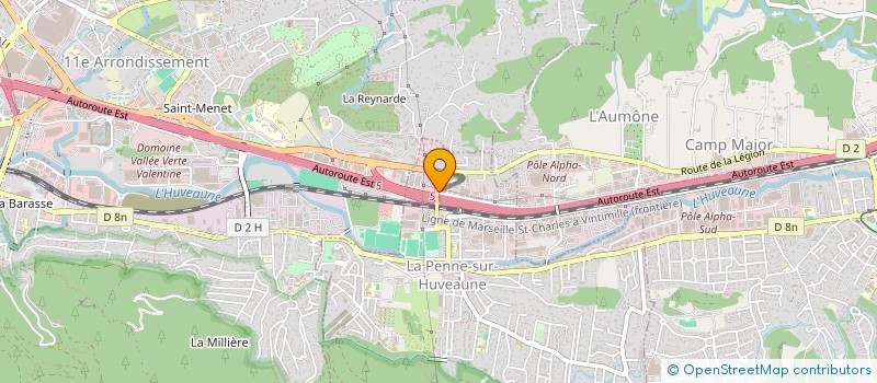 localisation de l'entreprise GROUPE NOUGIER  LA PENNE-SUR-HUVEAUNE