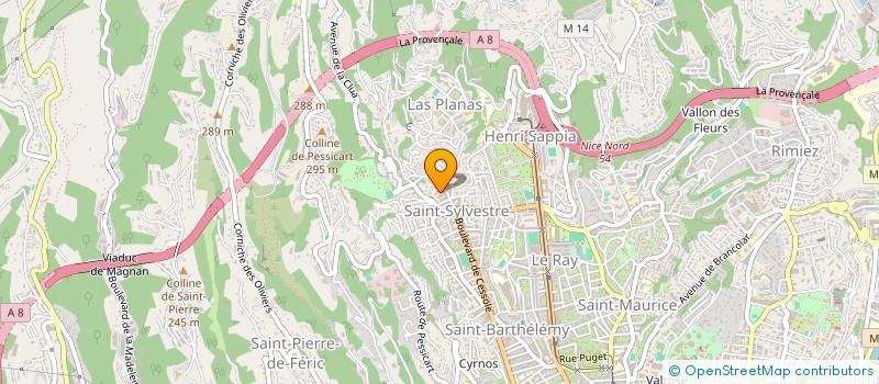 localisation de l'entreprise GROUPE NOVATEK HABITAT  NICE