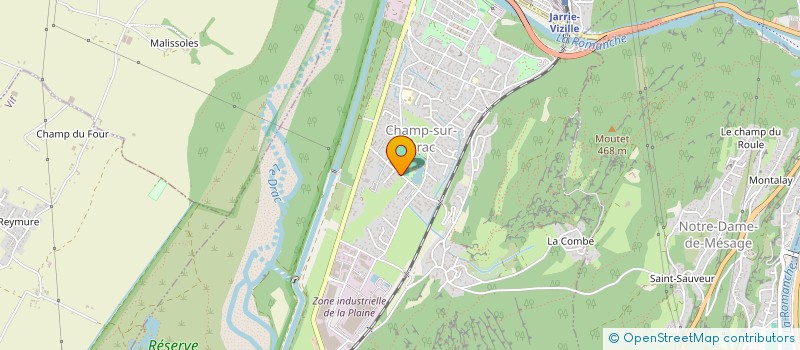 localisation de l'entreprise GROUPE NOVELIA  CHAMP-SUR-DRAC