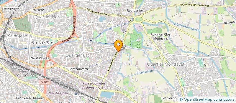 localisation de l'entreprise GROUPE NPA à AVIGNON